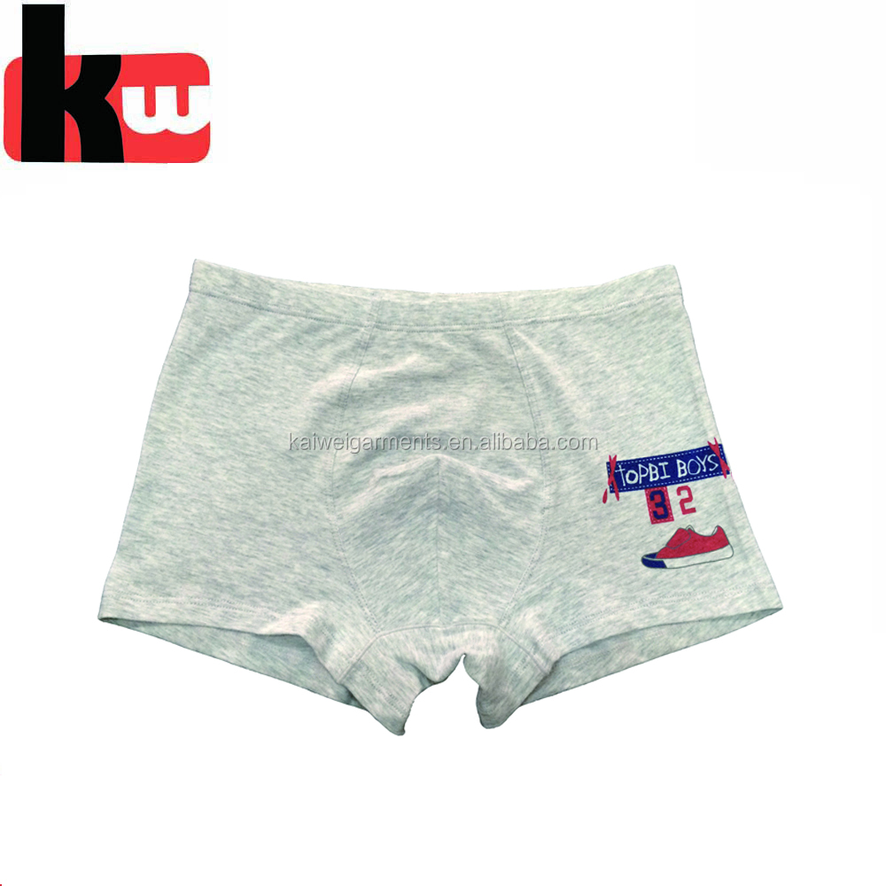 Для мальчиков-подростков в трусы, 95% хлопок 5% эластан трусы-боксеры для мальчиков сплошной цвет нижнего белья