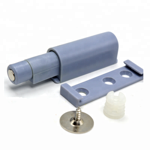 Cierre Magnético de Plástico Resistente, Apertura/Cierre por Presión, Acabado Gris, 78x14mm, Diseño Moderno <span class=keywords><strong>para</strong></span> Gabinetes de Cocina, <span class=keywords><strong>Cajones</strong></span> y Muebles - Product Image 2