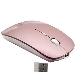 Ultra Slim 2.4 GHz Drivers Wireless USB Optical Mouse Mini Receiver for Laptop Desk