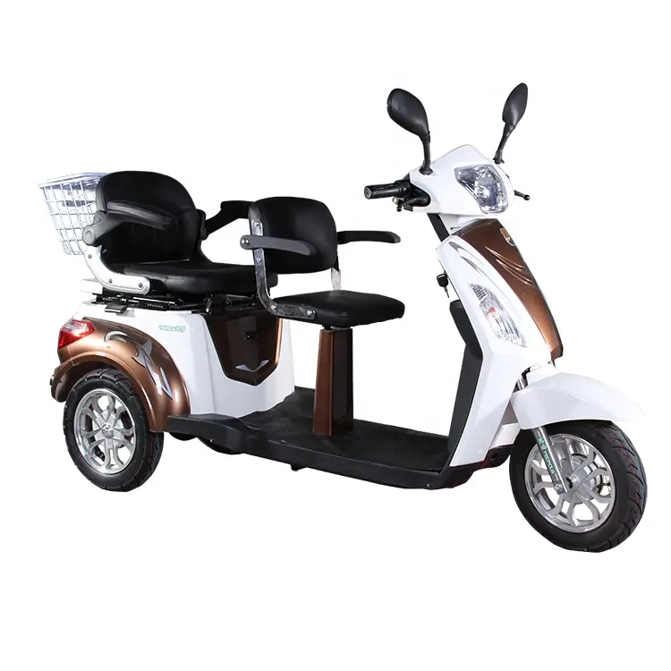 VISTA-L1 Vente Chaude Tricycle 2 Siège Mobilité pour Adulte Scooter 3 Passagers De Moto De Roue