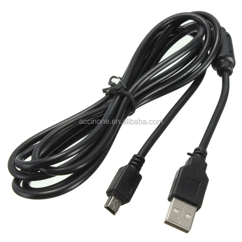 1.8m USB Power Charger Wire Charging Cable Cord For Sony For Playstation 3 For PS3 Controller Accessories Black