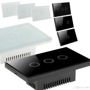 EE. UU. capacitiva inteligente casa <span class=keywords><strong>de</strong></span> vidrio impermeable Panel táctil <span class=keywords><strong>atenuador</strong></span> interruptor <span class=keywords><strong>de</strong></span> la <span class=keywords><strong>luz</strong></span> - Product Image 5