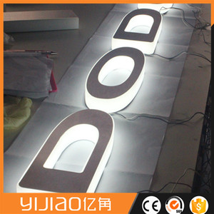 luz halo trasero letra <span class=keywords><strong>corporea</strong></span> en volumen para decoracion y publicidad en tienda de cadena marca de moda locales comerciales - Product Image 6