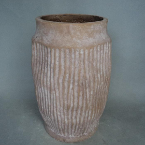 Extérieur Décor À La Maison Rustique Grand Fiber Ciment Fleur Jardin Argile Grande <span class=keywords><strong>Plante</strong></span> Pot - Product Image 2