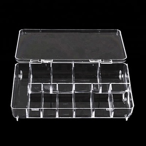 Boîte de rangement en plastique Transparent, 500 pièces, Nail Art, boîte de pointes vides pour Salon de manucure - Product Image 6