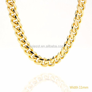Olivia declaración de moda de plata grande de acero inoxidable 316l collar de cadena hip hop - Product Image 5