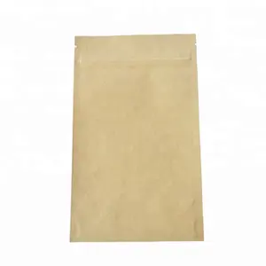 OEM अनुकूलित मुद्रित खाद्य गर्मी मुहर के लिए भूरे रंग के कागज चाय बैग खड़े हो जाओ