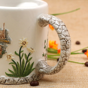 Handpainting Austria recuerdo personalizado Taza <span class=keywords><strong>de</strong></span> cerámica para los amigos - Product Image 6