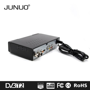 Junuo fabricación OEM calidad Full HD señal fuerte sintonizador mstar 7t01 DVB T2 decodificador tv digital Set Top Box Polonia - Product Image 3