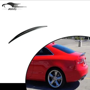 S5 Style Carbon Fiber Rear spoiler wing for Audi A5 2 Door Coupe Bumper 2008-2015