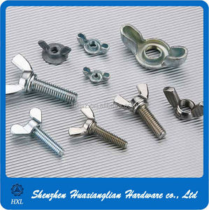 M3 m4 m5 m6 pouce aile laiton <span class=keywords><strong>papillon</strong></span> vis à oreilles 304 acier inoxydable aile <span class=keywords><strong>boulon</strong></span> et écrou - Product Image 3