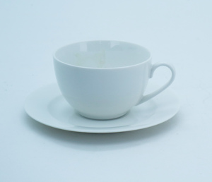 Tasse et soucoupe à expresso blanche, nouveau, maison en <span class=keywords><strong>porcelaine</strong></span>, - Product Image 1