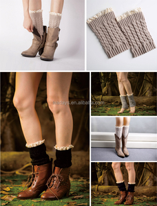 <span class=keywords><strong>Moda</strong></span> al por mayor <span class=keywords><strong>de</strong></span> las mujeres del invierno torcedura del calentador calcetines <span class=keywords><strong>de</strong></span> encaje - Product Image 2