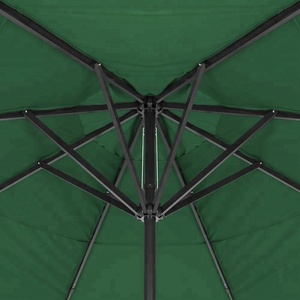<span class=keywords><strong>Parasol</strong></span> de jardin <span class=keywords><strong>rond</strong></span> et extérieur de 16 pieds, <span class=keywords><strong>parasol</strong></span> à poteau central en aluminium valanced de 5m avec base croisée pour cour - Product Image 3