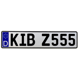 Gratis Monster Europese Usa Reliëfdruk Metalen Auto Decoratieve Kentekenplaat - Product Image 1