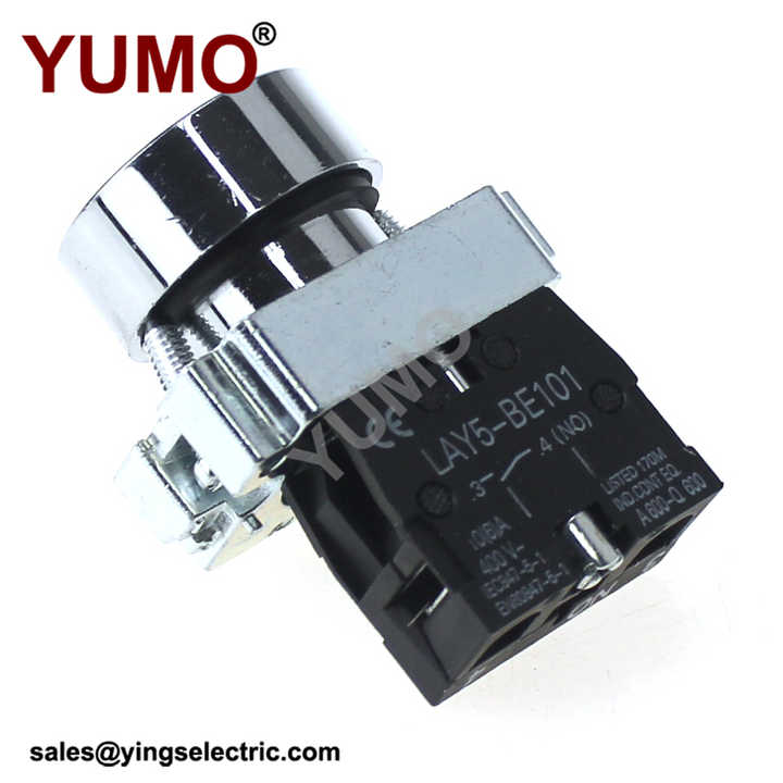 YUMO LAY5-BA31 industrial flush waterproof push button switch