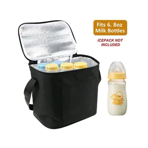 Producto en oferta, China, bolsa enfriadora de biberones de leche materna aislada personalizada. Bolsa enfriadora de biberones para leche materna