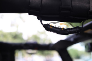 Noir Roll Bar Grab Poignées avec Sac De Rangement Poche pour 2007-2017 Jeep Wrangler JK 2/4 Portes - Product Image 4