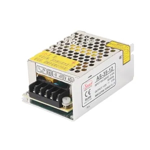 SMUN AS-35-12 100-240VAC Input 35W 12VDC 3A Output Switching Power Supply Mini Size SMPS