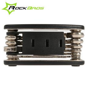 <span class=keywords><strong>Kit</strong></span> de <span class=keywords><strong>Herramientas</strong></span> de Reparación ROCKBROS 16 en 1 para <span class=keywords><strong>Bicicleta</strong></span> de Montaña y Carretera, Juego de Reparación de Neumáticos Portátil Mini - Product Image 2