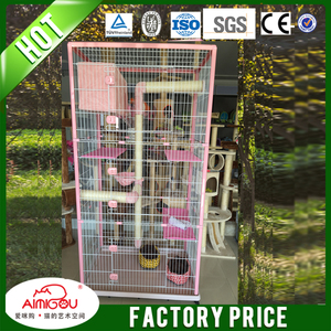 16 anos usine de haute qualité animal Cage / Cage à lapins / chat Cage - Product Image 1