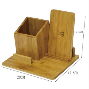 Apple X-cargador inalámbrico para teléfono móvil, <span class=keywords><strong>caja</strong></span> <span class=keywords><strong>de</strong></span> recepción <span class=keywords><strong>Universal</strong></span> <span class=keywords><strong>de</strong></span> bambú, carga rápida - Product Image 1