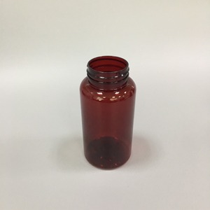 250ml Rouge <span class=keywords><strong>Rubis</strong></span> Couleur Boston Rond PET Médecine Bouteilles En Plastique Taille Personnalisée - Product Image 4