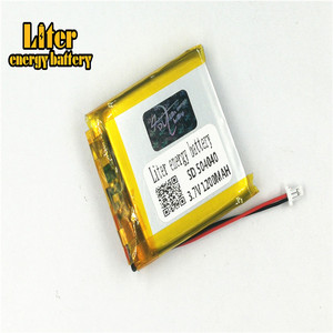 Plug 1.0-<span class=keywords><strong>2</strong></span> P 3.7 V 504040 mah 1200 lithium polymer lipo rechargeable battery li ion Solar lithium battery with PCM - Product Image 3