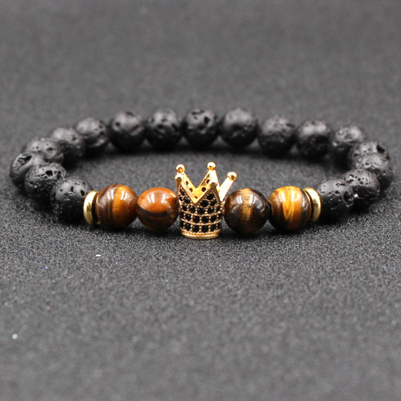 925 Sterling Silver Black Tiger Eye Gemstone Bracelet At Best Price In - Foto 2