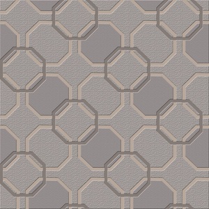 Giấy Dán Tường Hình Lục Giác Thời Trang Phong Cách Hiện Đại Giấy Dán Tường Xốp Hình Học 3D - Product Image 2