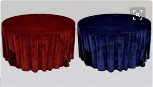 Großhandel Hochzeit Tischdecke Red Velvet Tischdecken Flanell Backed Tischdecke - Product Image 5