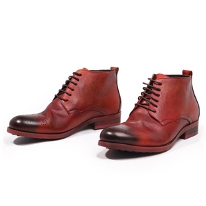 Stivaletti <span class=keywords><strong>da</strong></span> <span class=keywords><strong>Cowboy</strong></span> caldi <span class=keywords><strong>da</strong></span> uomo in vera pelle di nuovo arrivo - Product Image 4