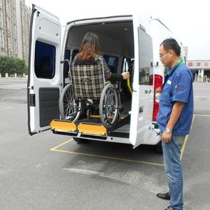 Coche <span class=keywords><strong>Van</strong></span> Bus Plataforma de elevación de silla de ruedas hidráulica eléctrica para discapacitados Ancianos Discapacitados Silla de ruedas Pasajeros Capacidad de 300kg - Product Image 6