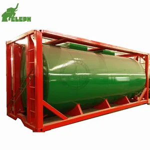 20ft Liquid Bitumen Asphalt Distributor Tanker Container trailer