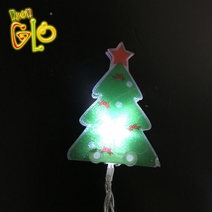 Alibaba Best seller 10 led PVC albero di natale ornamento con la stringa di pupazzo di neve luce <span class=keywords><strong>a</strong></span> batteria <span class=keywords><strong>luci</strong></span> di natale - Product Image 3