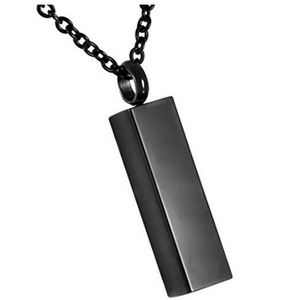 Cube Bar <span class=keywords><strong>MAMMA</strong></span> <span class=keywords><strong>e</strong></span> PAPÀ Cenere Ricordo In Acciaio Inox Gioielli Cremazione Urna Ciondolo Collana Memoriale - Product Image 1