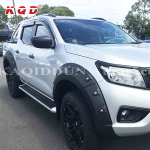 High strength 4x4 pcs Black universal ABS plastic wheel arch fender flares for navara np300 2015 - Product Image 4