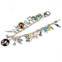 Bracelet à breloques combinées Harry Potter en alliage tendance