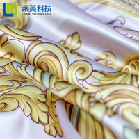 2023 vente chaude conception 100% polyester imprimé satin soie tissu pour Textile à la maison