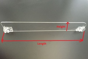ตัวแบ่งชั้นอะคริลิคสำหรับคลังสินค้า - Product Image 3