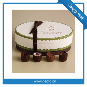 <span class=keywords><strong>GODIVA</strong></span> Chocolate Caja Redonda de Lujo cajas de embalaje de Regalo Caja de Embalaje - Product Image 1