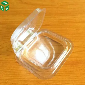 Clam Shell a buon mercato Blister imballaggio plastica PVC PET vassoio per alimenti in plastica personalizzato contenitore in plastica per la cura personale per l'imballaggio alimentare
