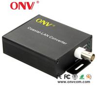Convertidor Ethernet sobre Coaxial EOC de 10/100M con 1 Puerto BNC y 1 Puerto Ethernet, Analógico a IP con NVR, DVR
