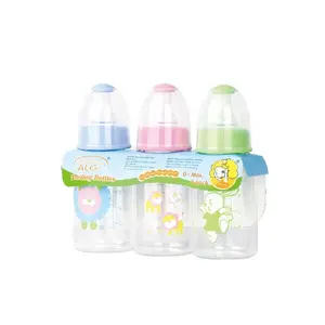 Straight shape pp 120ml 4oz baby bottle feeder