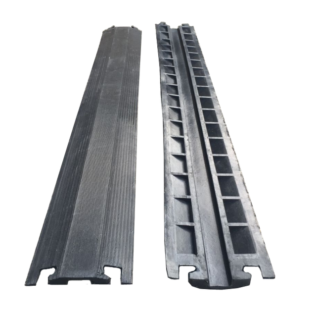 Black Channel Floor Cord Wire protection Guard Cable  Protector Floor Cable Ramp
