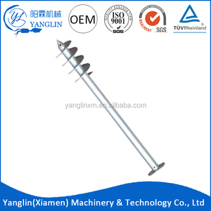 China Fabricante tornillo tornillo de anclaje Q235 Galvanizado poste de la cerca en <span class=keywords><strong>terraza</strong></span> de zapatas - Product Image 2
