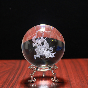สวย3D เลเซอร์คริสตัล Ball ศิลปะจีนเครื่องประดับสำหรับขาย - Product Image 4
