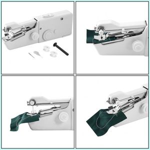 Zogifts a portata di mano Mini macchine punto cucito cucito tessuti Cordless vestiti macchina da cucire elettrica per la casa calda - Product Image 4