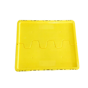 Empilage chargement 200 kg Heavy duty PP en plastique couvercle attaché le déplacement de stockage <span class=keywords><strong>caisse</strong></span> de nidification - Product Image 5