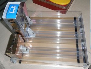 TSD-P007 supermarkt display tray mit drücker, kunststoff produkt rack drücker, regal teiler und drücker - Product Image 3